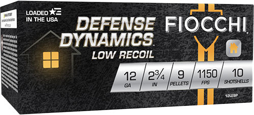 FIO LOW RECOIL 12GA 2.75 1BUCK #9 10/25