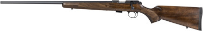 CZ 457 AMERICAN LH 22LR 24.5" BLUED BARREL WALNUT STOCK