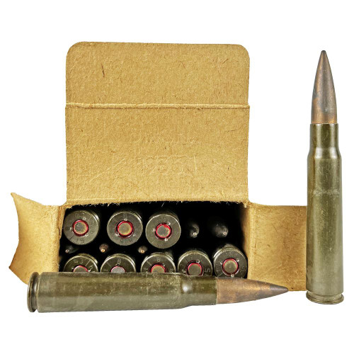 Century Arms German MIXED Surplus Steel/Lead Core Rifle Ammunition 8mm Mauser FMJ 900/ct Case - Corrosive