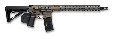 CA COMPLIANT MODEL 1 RIFLE - RADIAN BROWN, 223 WYLDE, 16" BBL, (1) 10/RD MAG