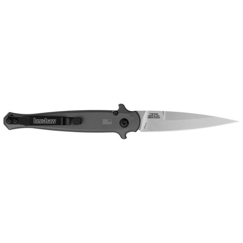 Kershaw Launch 8 Automatic Knife 3-1/5" Spear Point Blade Black