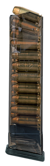 ETS MAG GLOCK 22 40SW 19RD COMP CARBON SMOKE