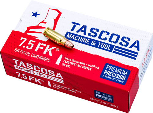 TMT FK BRNO 7.5 F5 95GR HOLLOW POINT 50RDS PER BOX LEAD FREE