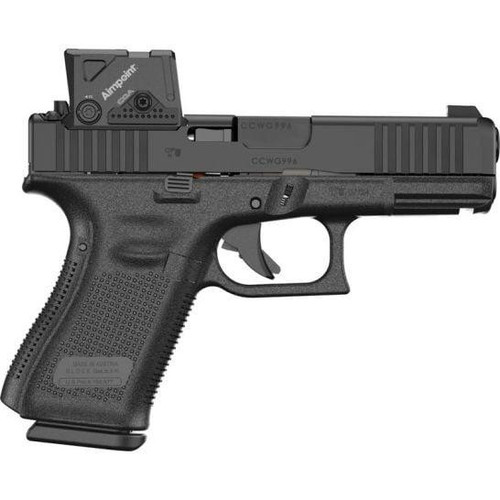 Glock 19 Gen 5 MOS8 w/Aimpoint COA BOF/UCSR Optic Handgun 9mm Luger 10rd Magazines(3) 4" Barrel