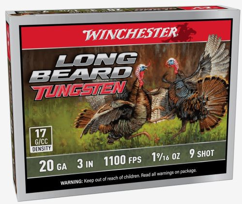 WINCHESTER LONG BEARD TS17 20GA 3" 1-9/16OZ #9 5RD 10BX/C
