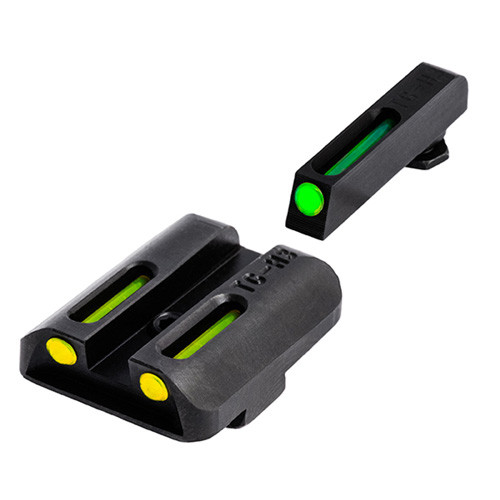 TFO TRITIUM/FIBER-OPTIC DAY/NIGHT SIGHT - GLOCK LOW, GREEN/YELLOW