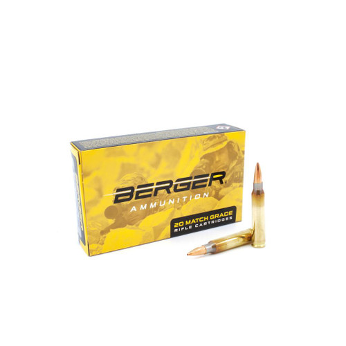 Berger Tactical Rifle Ammunition .223 Rem 77gr OTM 2750 fps 20/ct