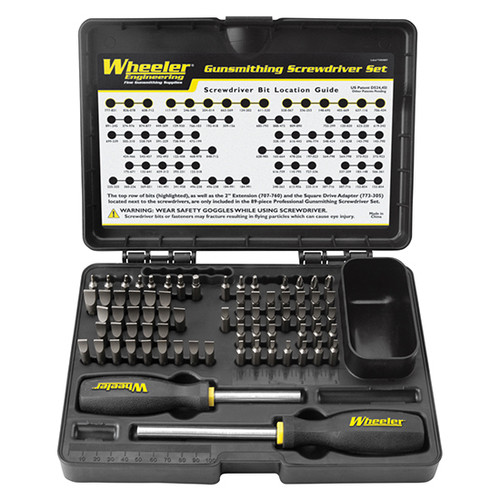WHEELER 72 PIECE GUN SCREWDRIVER KIT