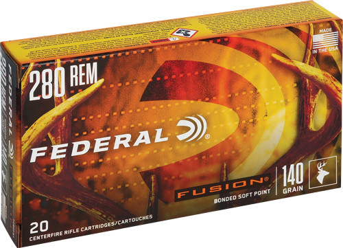 FEDERAL FUSION 280 REM 140GR FUSION 20RD 10BX/CS