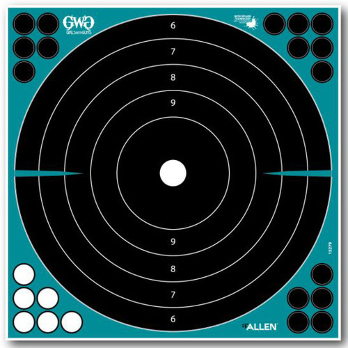 ALLEN GWG SPLASH ADHESIV 12 BULLSEYE 5PK