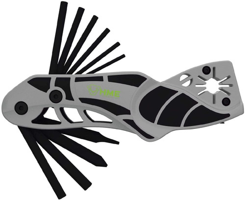 HME Archery Tool/Wrench/Broadhead Sharpener Combo for Bows & Arrows