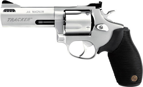 TAURUS TRACKER 44MAG 4" 5-SH AS PORTED SS RUBBER