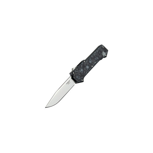 COMPOUND OTF AUTOMATIC - 3.5" CLIP POINT, PLAIN EDGE, G-MASCUS G10 FRAME