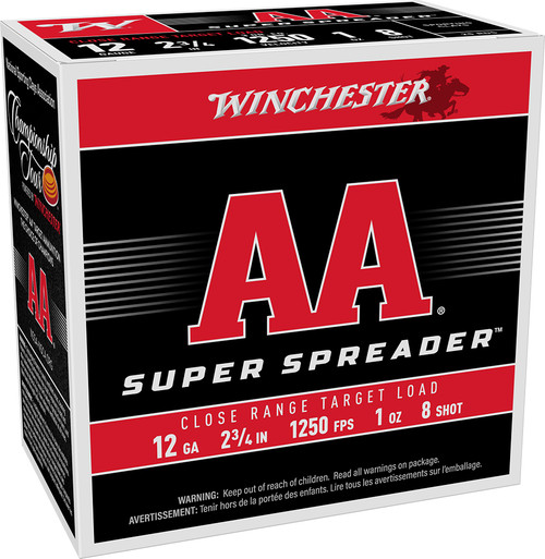 WIN AA SPREADER 12GA 2.75 1OZ #8 25/10