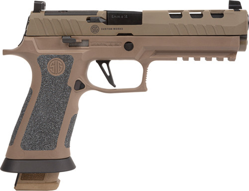 SIG P320 XFIVE DH3 9MM 5" OR XRAY3 (3)21RD AXG GRIP COYOTE