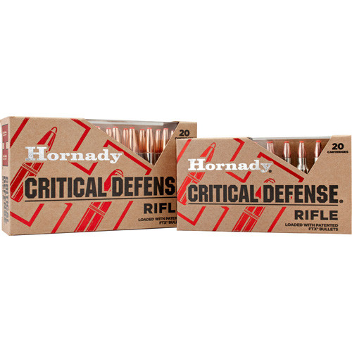 CRITICAL DEFENSE AMMUNITION - 223 REMINGTON, FTX, 55 GR, 3240 FPS, 20/BX