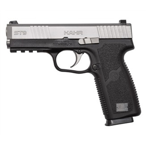 KAHR ST9 9MM 4 8RD BLK SS RAIL 2 MAGS
