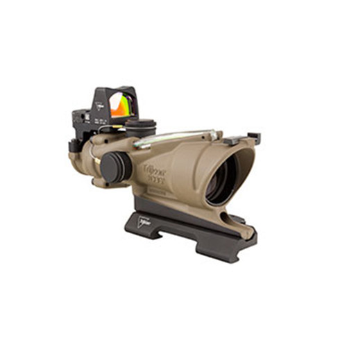 TRIJICON ACOG 4X32/RMR T2 PKG GRN CROS DUAL FDE