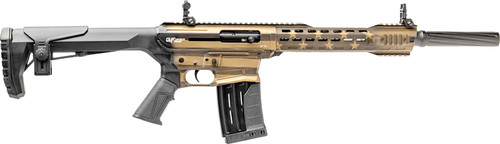 GFORCE ARMS GF25 AR-12 12GA 3" 18.5" 5RD BRONZE USA FLAG