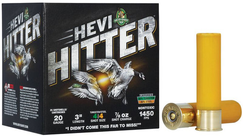 HEVI HITTER 20GA 3 7/8OZ #4 STEEL 25/10