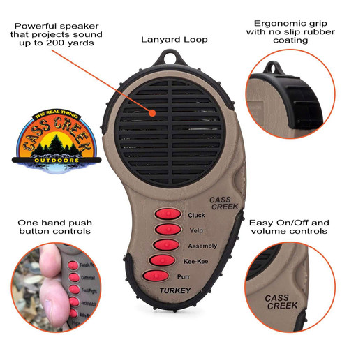 Cass Creek Ergo Electronic Turkey Call