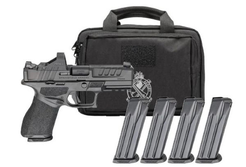 SPRINGFIELD HELLCAT PRO COMP 9MM 3.8" 15RD 4 MAGS GEAR PAC
