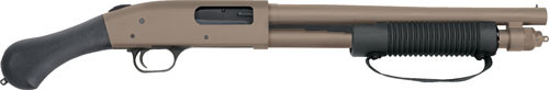 MOSSBERG 590 SHOCKWAVE 12GA 3" 6RD CORNCOB FOREND FDE/CERAKOT