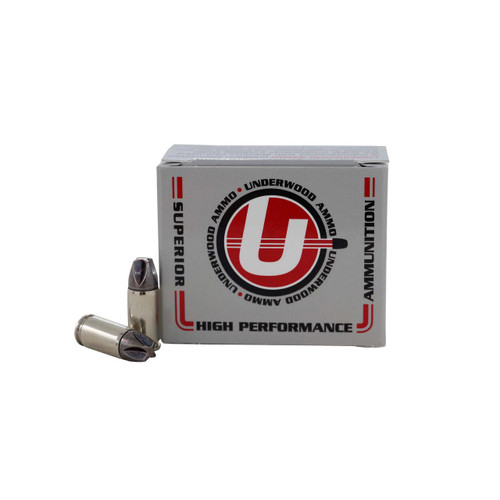 Underwood Xtreme Defender Platinum Handgun Ammunition .380 ACP(+P) 68gr Solid 1400 fps 20/ct