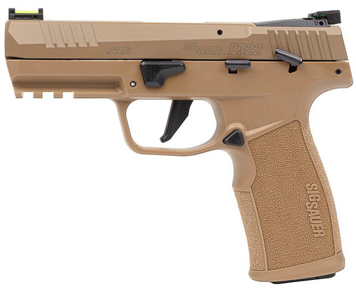 SIG P322 OPTIC READY 22LR 4 3-20RD COYOTE