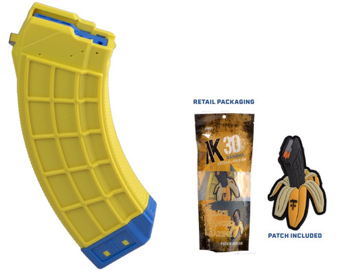 Century Arms US Palm AK30 Banana Special Edition Rifle Magazine Banana Yellow 7.62x39 Soviet AK-47 30/rd
