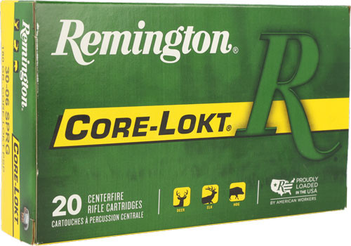 REMINGTON 30-06 180GR CORE-LOKT PSP 20RD 10BX/CS