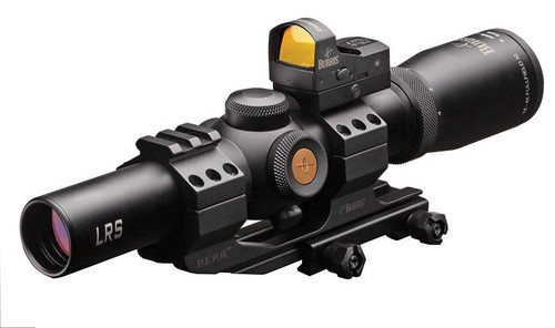BLEMISHED Burris MTAC Rifle Scope w/FastFire & Mount - 1-4x24mm Ballistic CQ 5.56 Matte