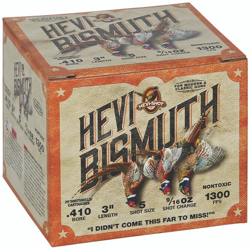 FED HEVI BISMUTH UPLAND 410GA 3 .562OZ #5 25/10