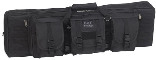BULLDOG 37" SINGLE TACTICAL CS 3 LARGE ACCESS POCKETS BLACK
