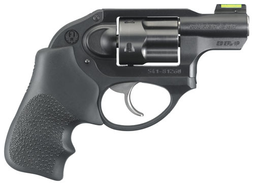 RUGER LCR 38SPL+P 1.875" FS 5-SHOT BLUED HOGUE TAMER GRIPS