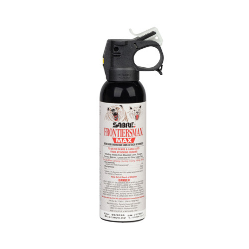 FRONTIERSMAN MAX BEAR & MOUNTAIN LION SPRAY - 7.9OZ, 40' RANGE