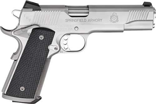 SPRINGFIELD 1911 TRP 45ACP 5" 7RD SS/G10 RANGE BAG CA COMP