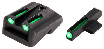 TRUGLO SIGHT SET 1911 3" .45ACP TRITIUM/FIBER OPT. GRN