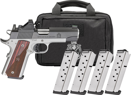 SPRINGFIELD 1911 RONIN 45 ACP 4.25" 8RD 4 MAGS GEAR PAC