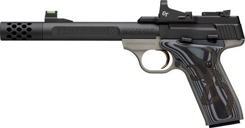 BROWNING BUCK MARK PLUS 22LR 5.9" W/CT RED DOT THREADED*