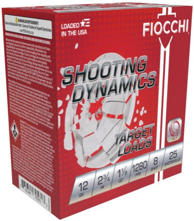 FIO SHOOTING TARGET 12GA 2.75 1-1/8OZ #8 25/10