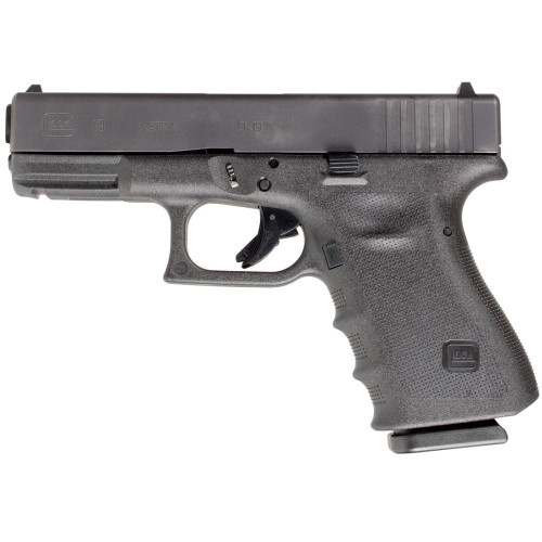 Glock 19 Gen 3 Compact Handgun 9mm Luger 10/rd Magazines (2) 4.02" Barrel Black RTF Austria