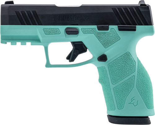 TAURUS GX2 9MM 13-SHOT ADJ. CYAN FRAME BLACK SLIDE