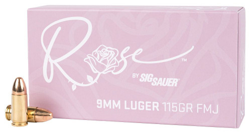 SIG AMMO 9MM 115GR ELITE BALL ROSE FMJ 50/20