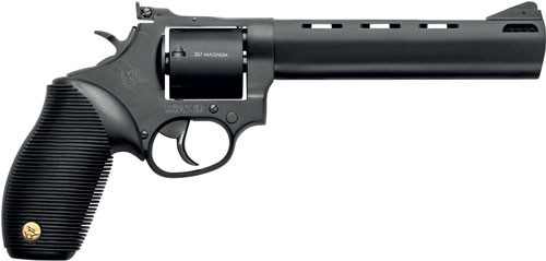 TAURUS 692 38/357/9MM 6.5" ADJ 7-SHOT PORTED MATTE BLK RIBBER