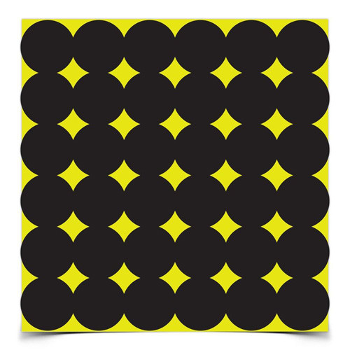 SHOOT•N•C® SELF-ADHESIVE TARGETS - 12 SHEETS, 432 TARGETS