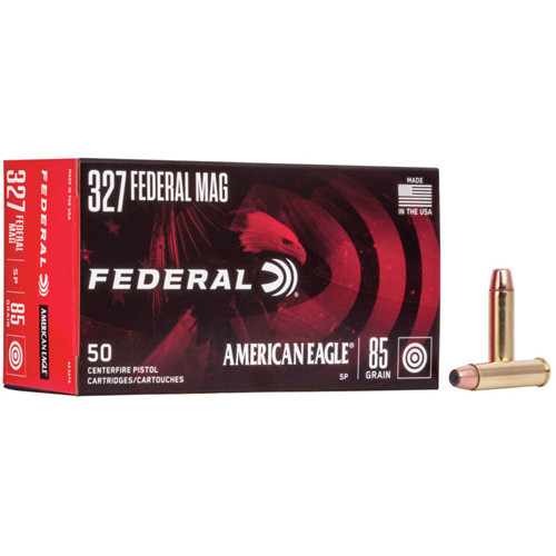 AMERICAN EAGLE® AMMUNITION - .327 FEDERAL MAGNUM - JACKETED SOFT POINT - 85 GRAIN