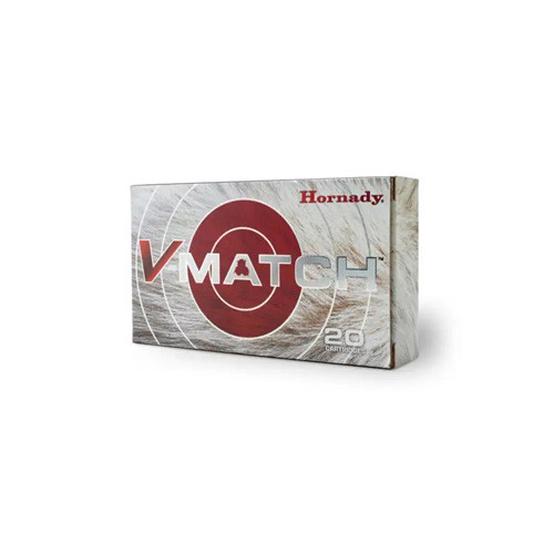 V-MATCH AMMUNITION - 6MM CREEDMOOR, 80 GR, ELD-VT, 20/BX