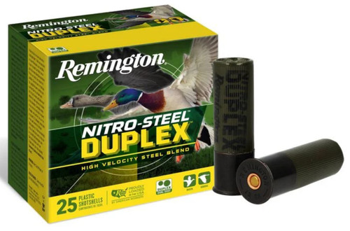 REM NITRO-STEEL DUPLEX 12GA 3 1-1/4OZ BBX4 25/