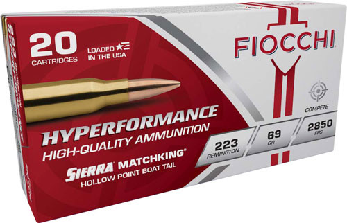 FIOCCHI 223 REM 69GR MATCHKING HPBT 20RD 10BX/CS